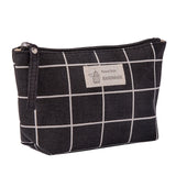 UniStyle Women Plaid Travel Cosmetic Bag